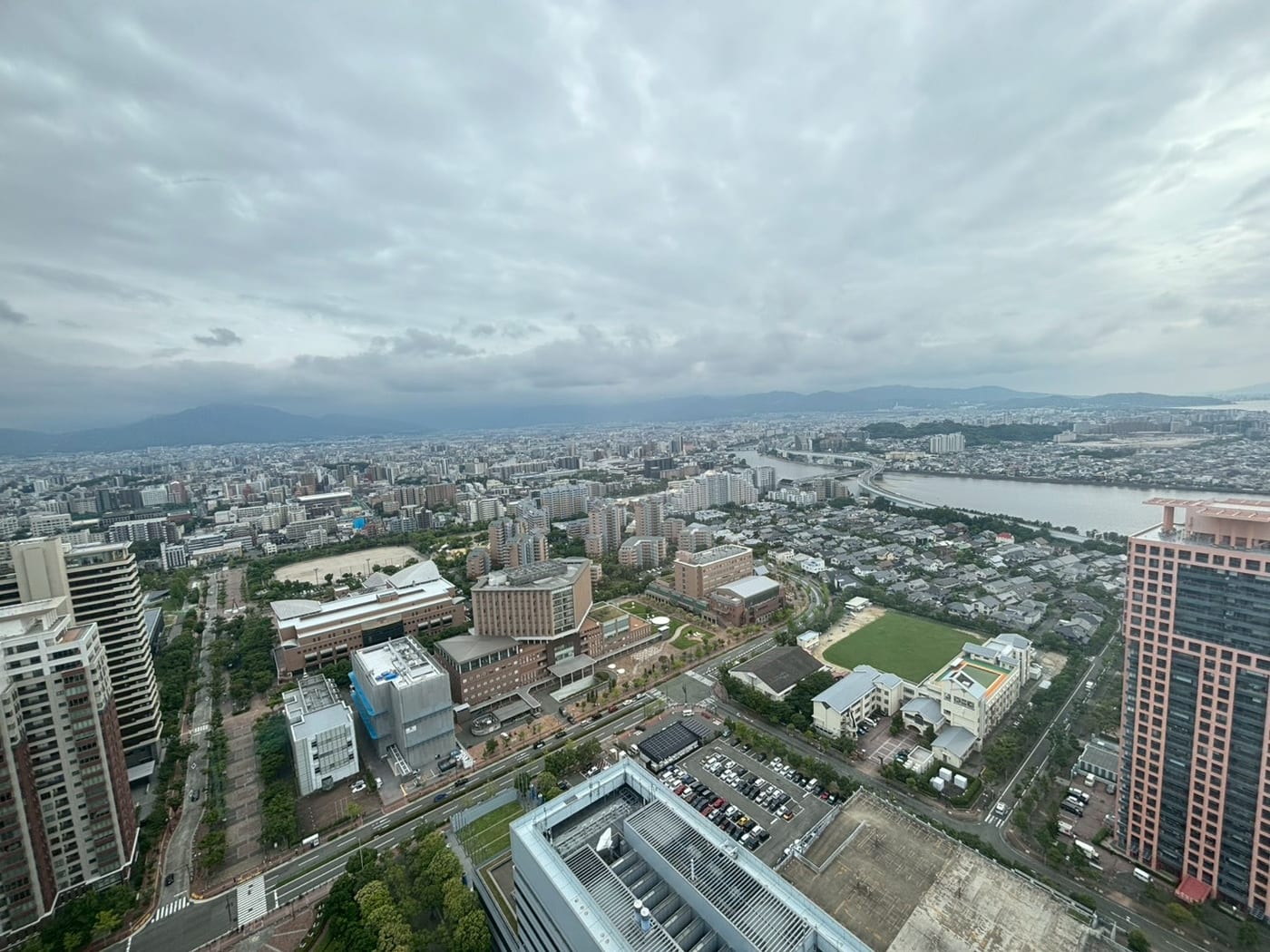 展望台望向市區
