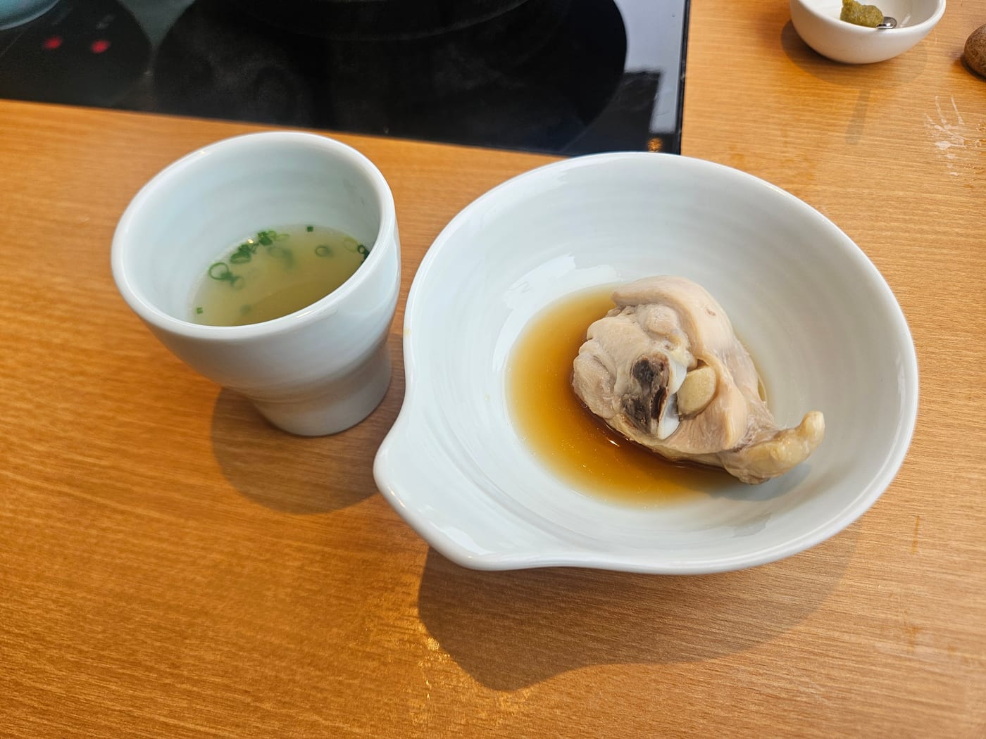 水炊き的先付