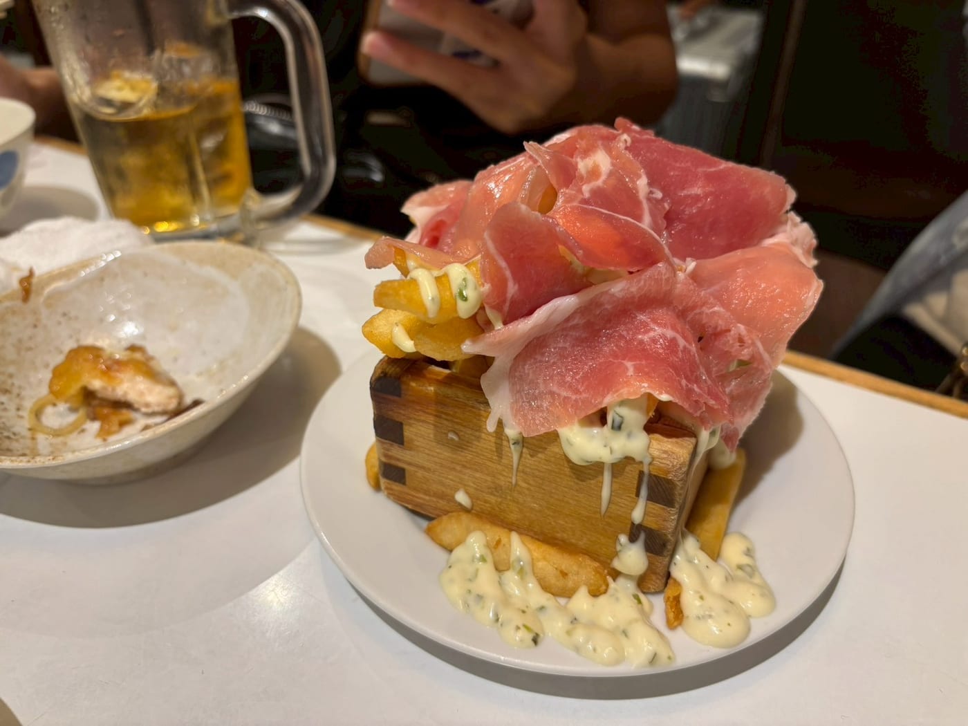 生火腿薯條